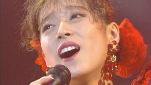 中森明菜の昔の顔画像